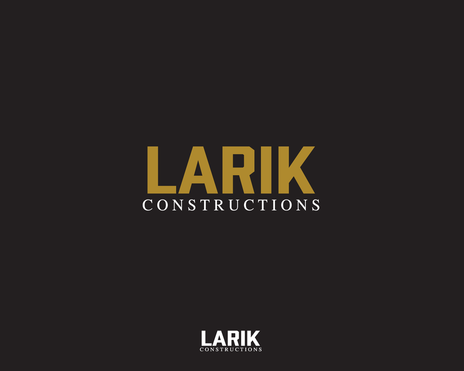 Logo Design by anonrotide for Larik Constructions | Design #10251799