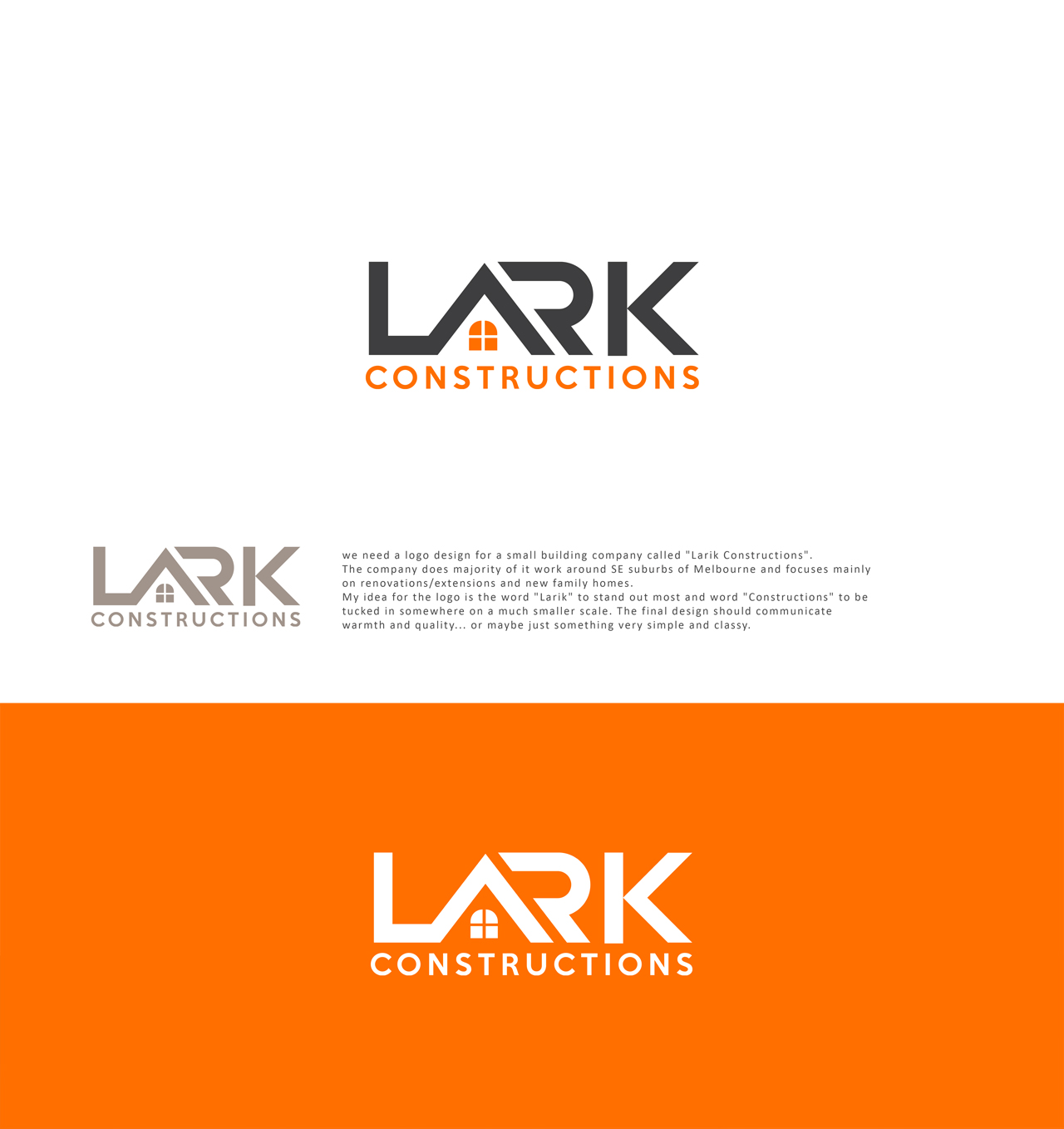 Logo Design by tajammuldesigner for Larik Constructions | Design #10254564