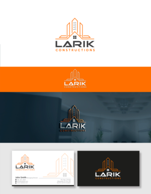 Logo Design by tajammuldesigner for Larik Constructions | Design: #10254566