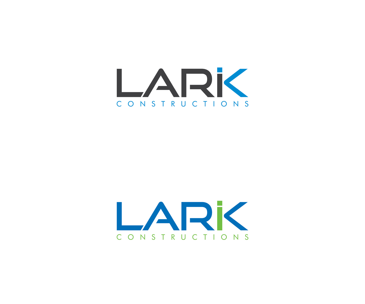 Logo Design by Loknadh busam for Larik Constructions | Design #10207782