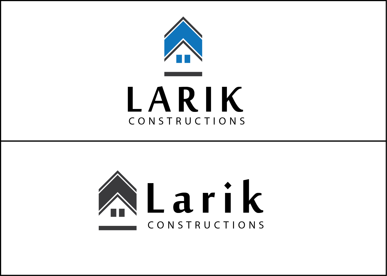 Logo-Design von Boink für Larik Constructions | Design #10255100