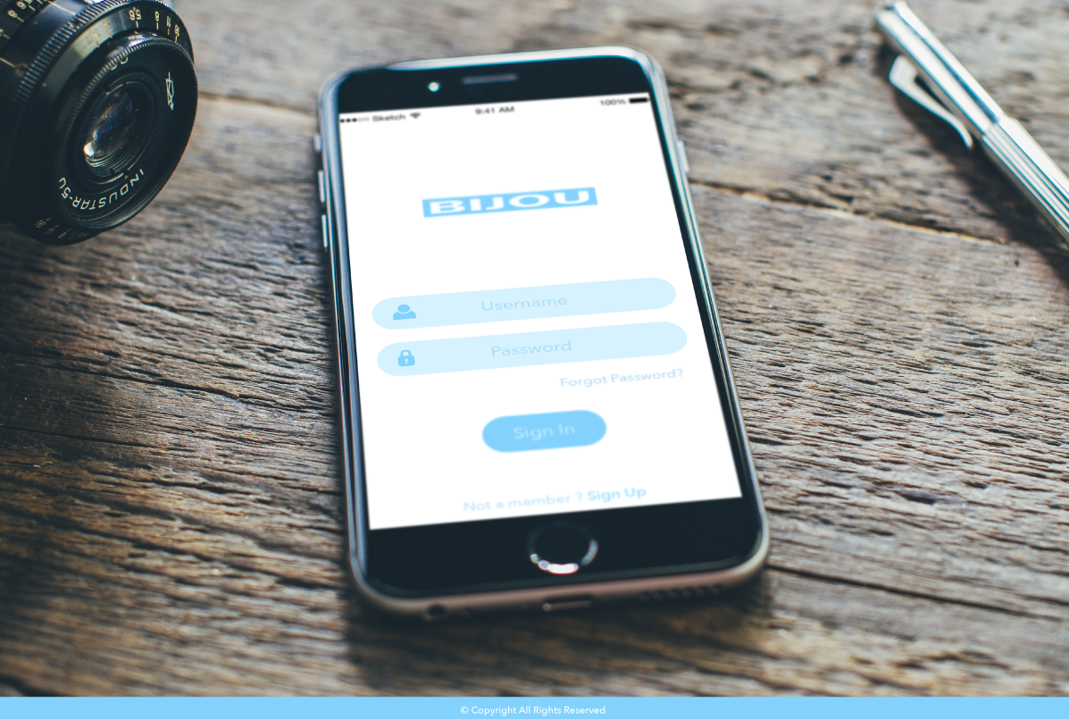 App Design by Ash  for Bijou | Design #10108567