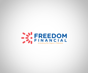 FREEDOM FINANCIAL (Name)...Tag 1:  Unlocking the Region's Potential; TAg 2:  | Logo-Design von sunpris