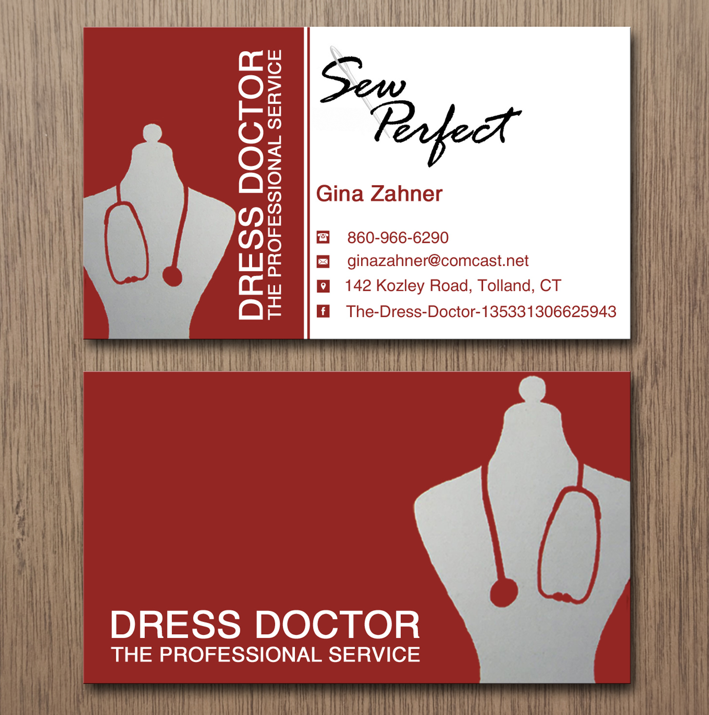Business Card Design by Lanka Ama for Dress Doctor | Design #10081150