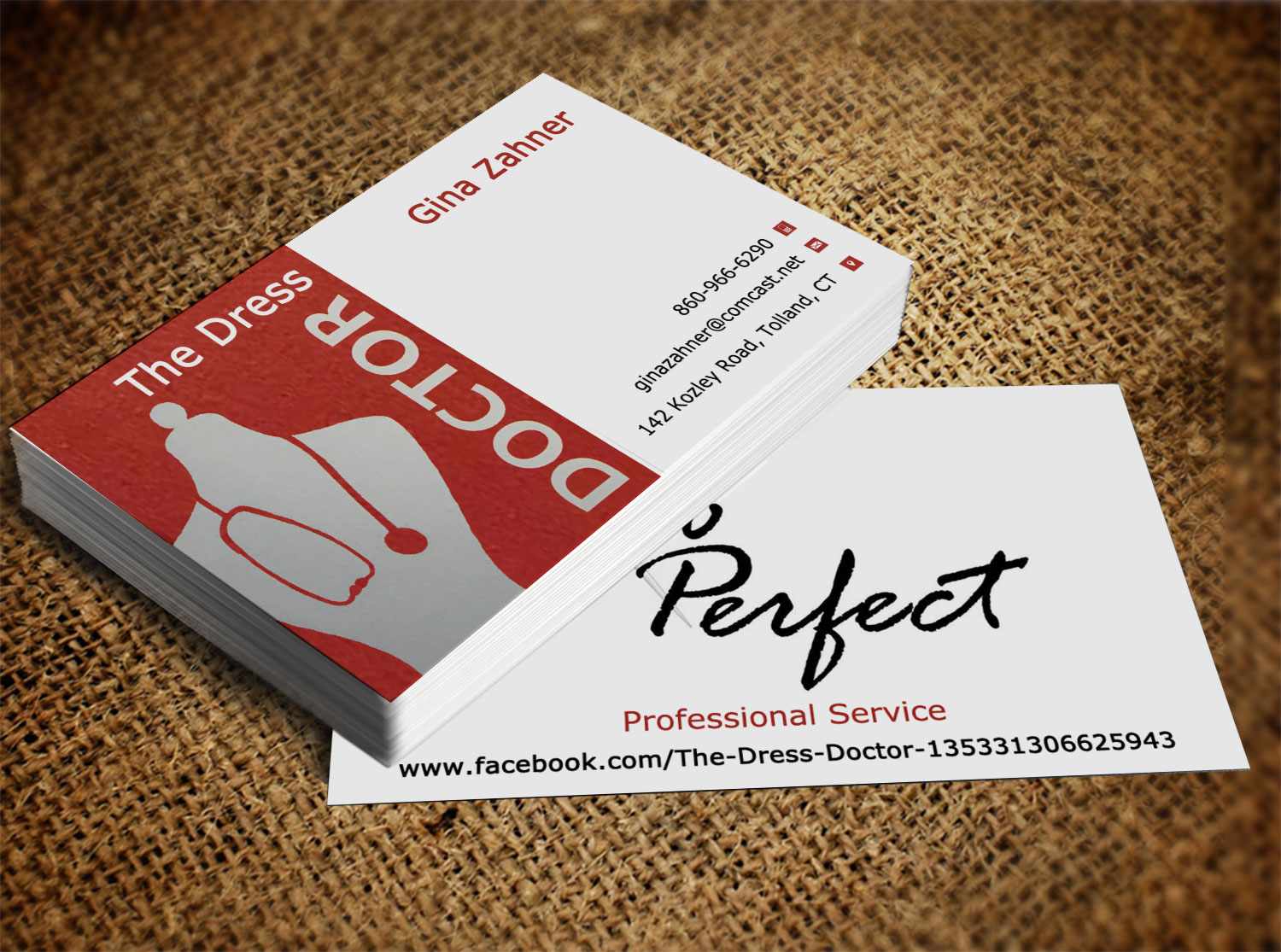 Business Card Design by Lanka Ama for Dress Doctor | Design #10081154