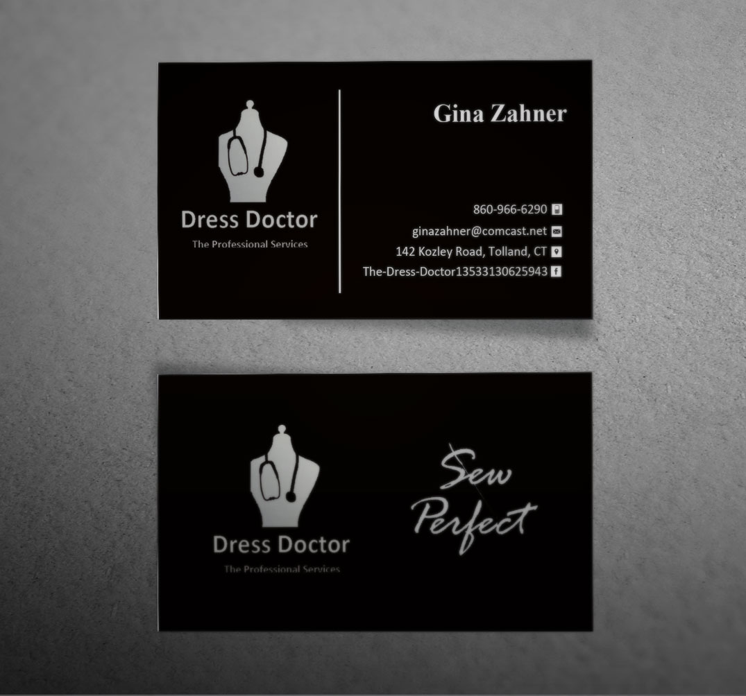 Business Card Design by Lanka Ama for Dress Doctor | Design #10081155