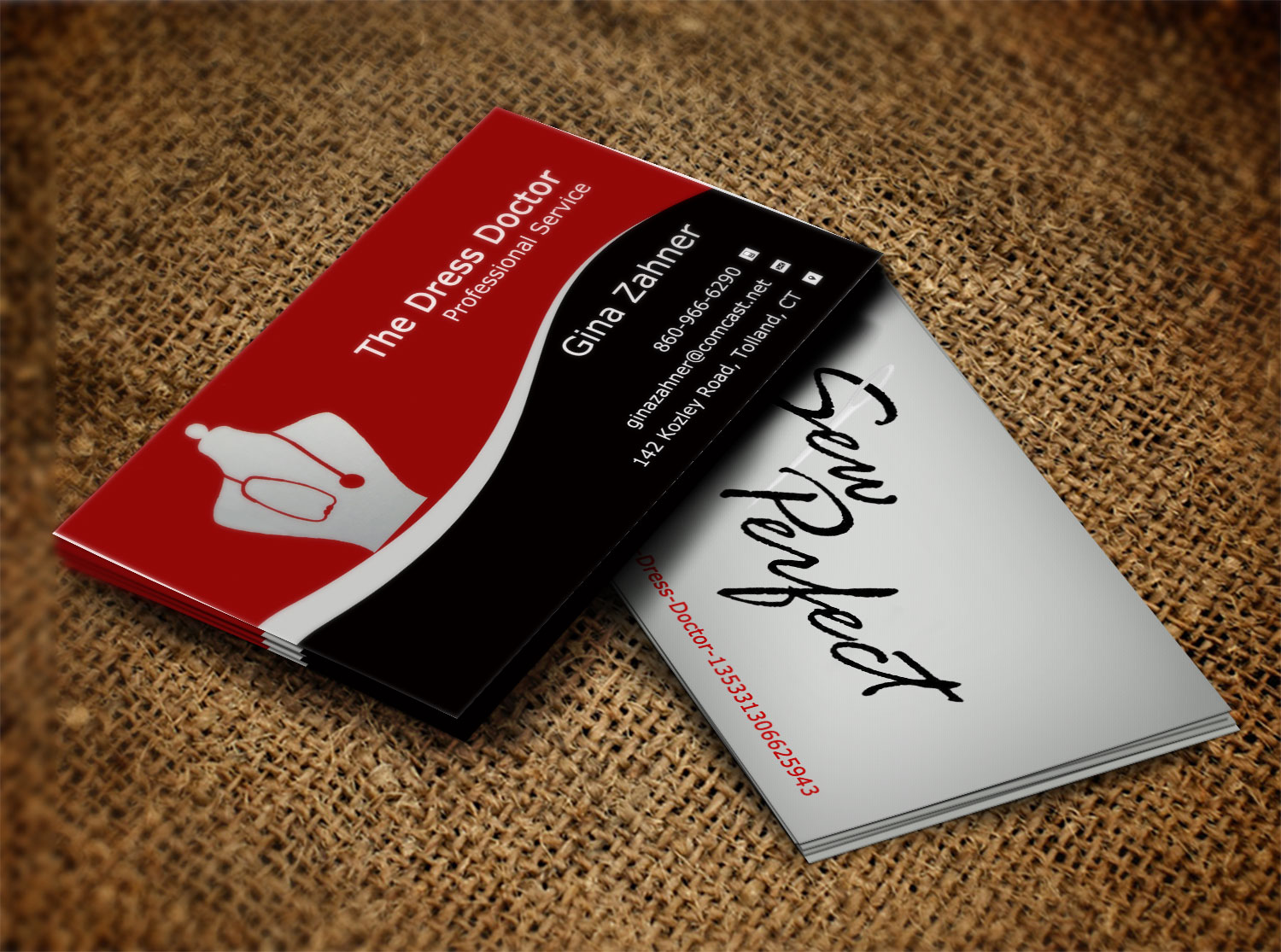 Business Card Design by Lanka Ama for Dress Doctor | Design #10081159