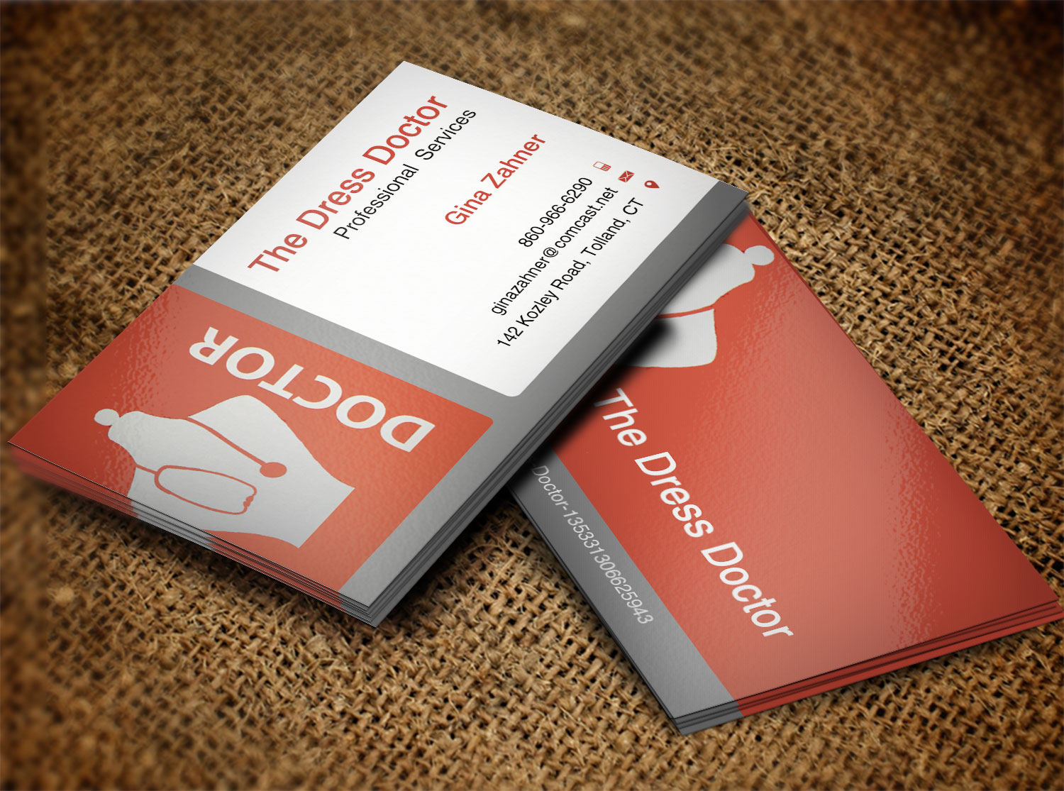 Business Card Design by Lanka Ama for Dress Doctor | Design #10081165