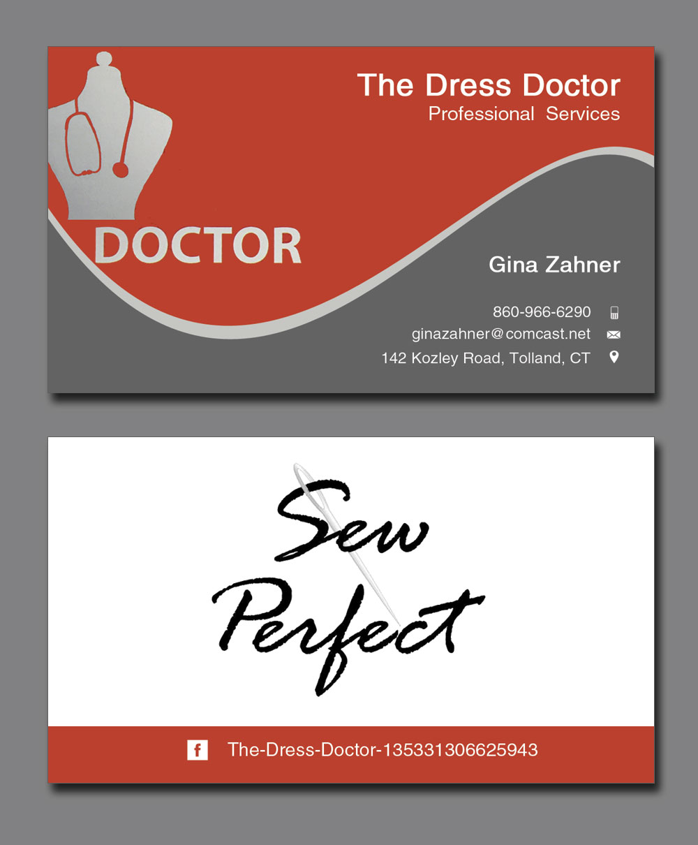 Business Card Design by Lanka Ama for Dress Doctor | Design #10081167