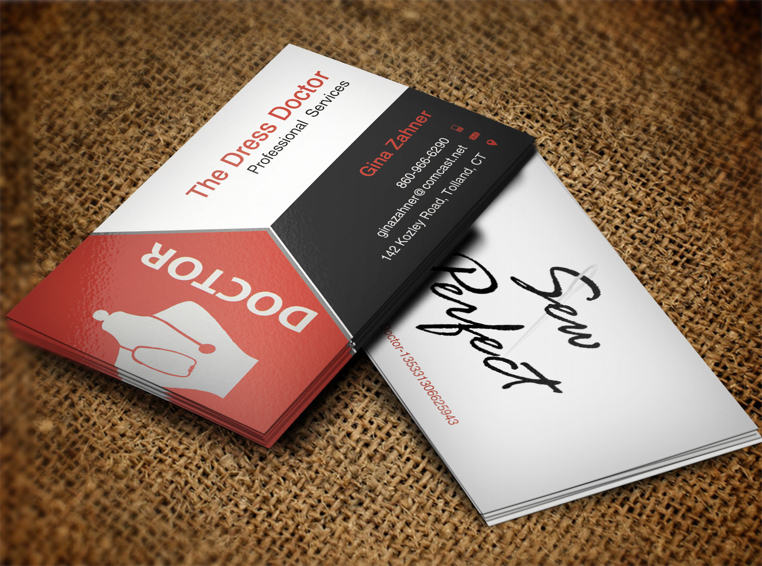 Business Card Design by Lanka Ama for Dress Doctor | Design #10081168