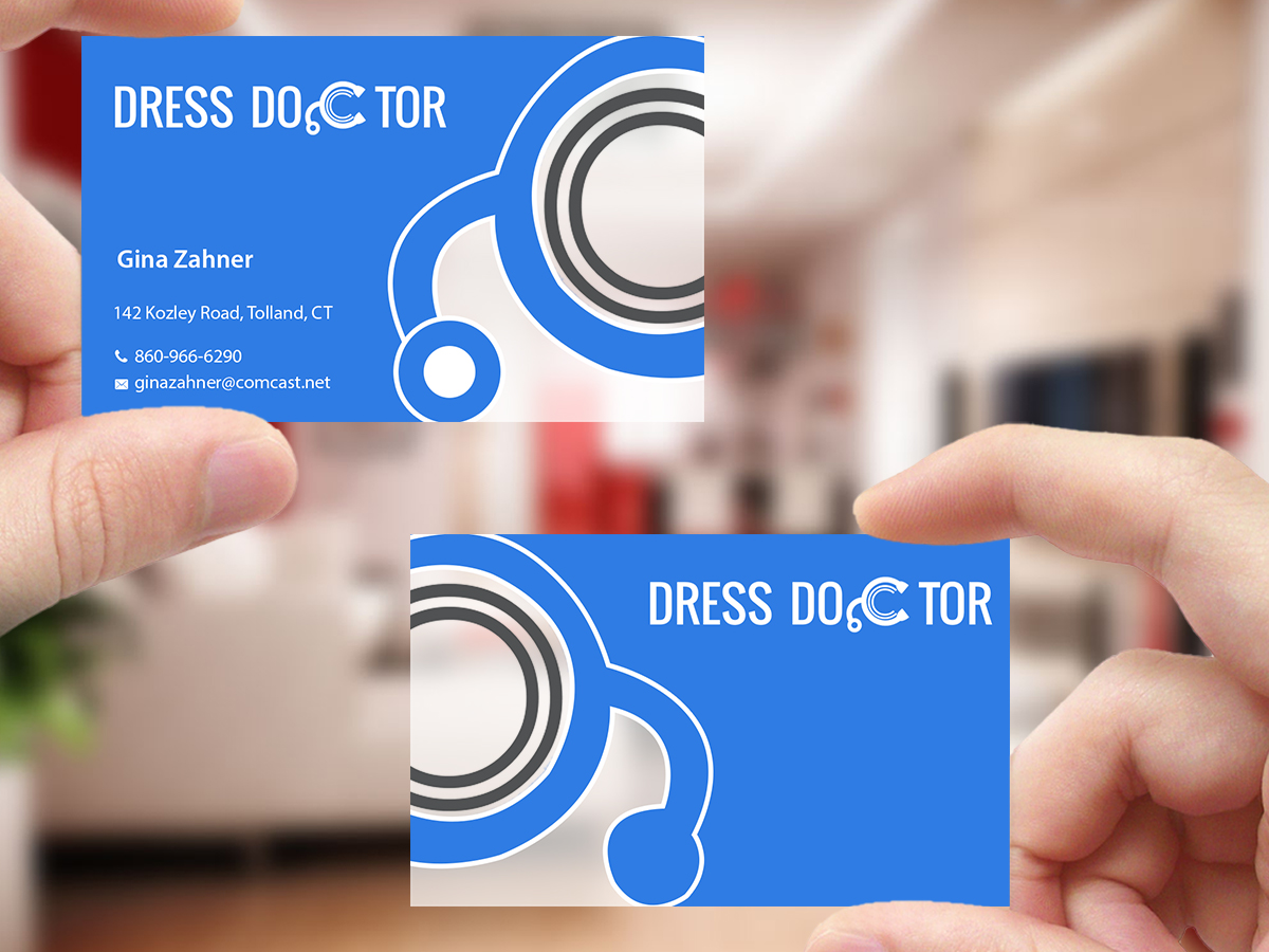 Business Card Design by Creations Box 2015 for Dress Doctor | Design #10097000