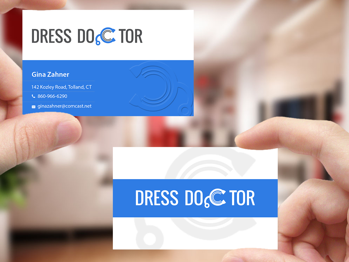 Business Card Design by Creations Box 2015 for Dress Doctor | Design #10097002