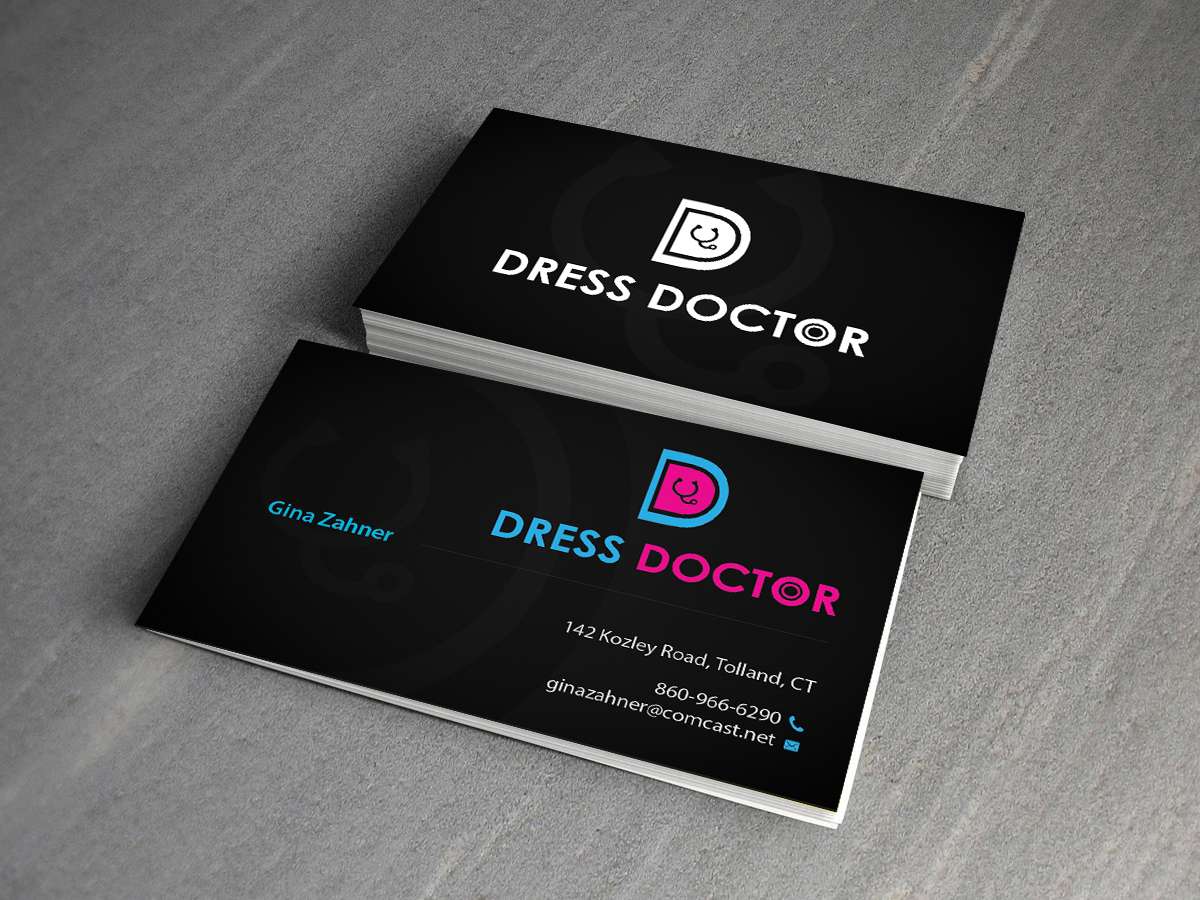 Business Card Design by Creations Box 2015 for Dress Doctor | Design #10097012