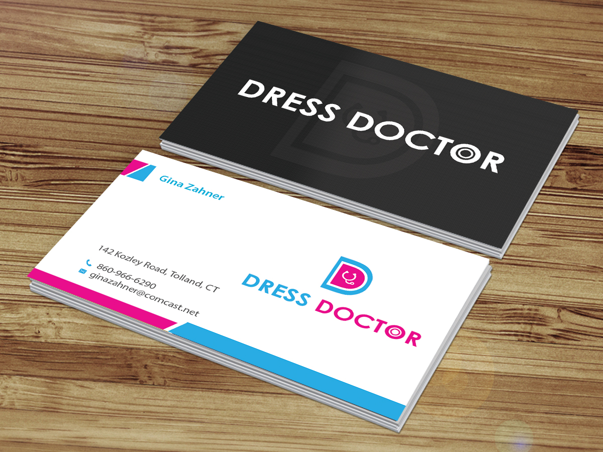 Business Card Design by Creations Box 2015 for Dress Doctor | Design #10097013