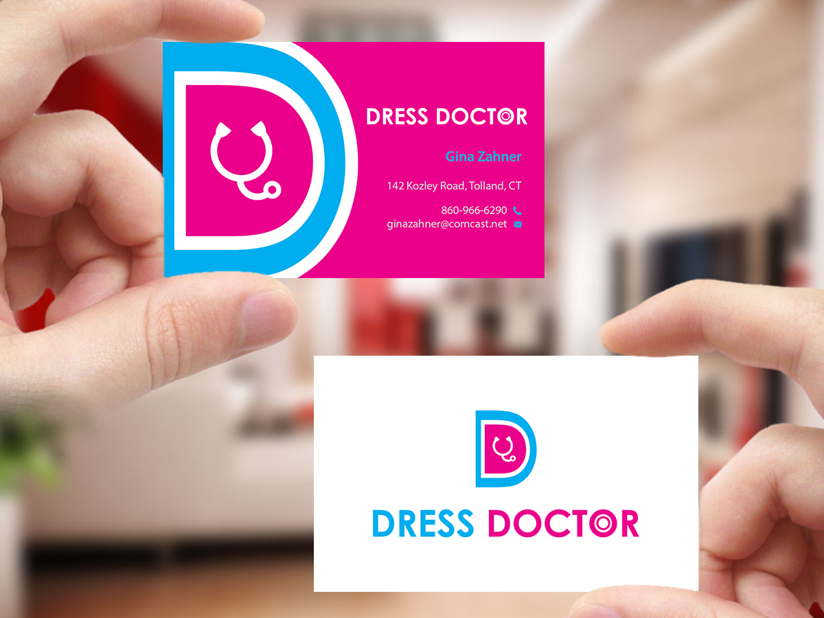 Business Card Design by Creations Box 2015 for Dress Doctor | Design #10097016
