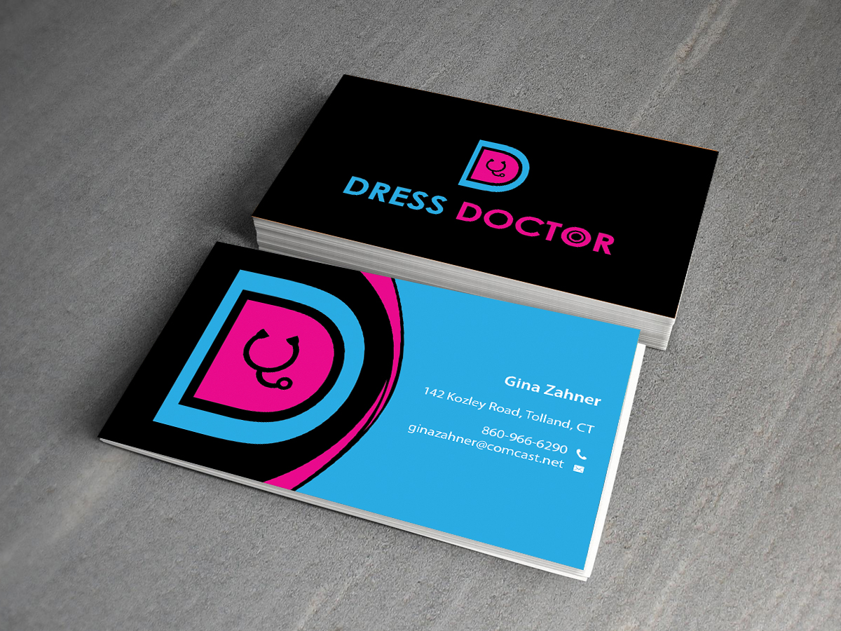 Business Card Design by Creations Box 2015 for Dress Doctor | Design #10097020