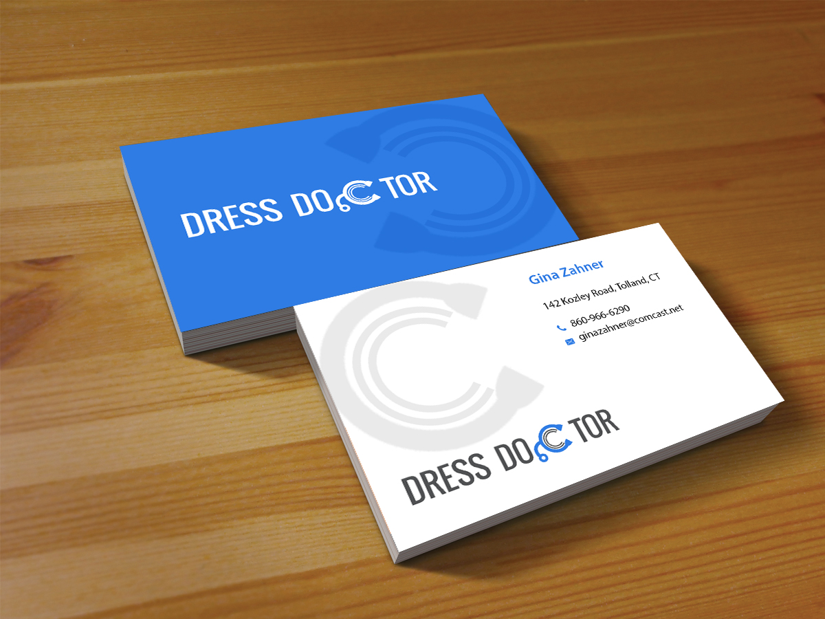 Business Card Design by Creations Box 2015 for Dress Doctor | Design #10097026