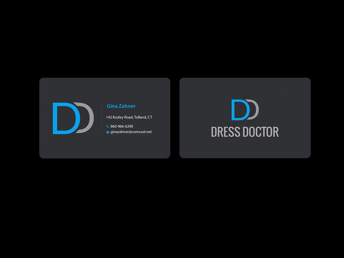 Business Card Design by Creations Box 2015 for Dress Doctor | Design #10097031