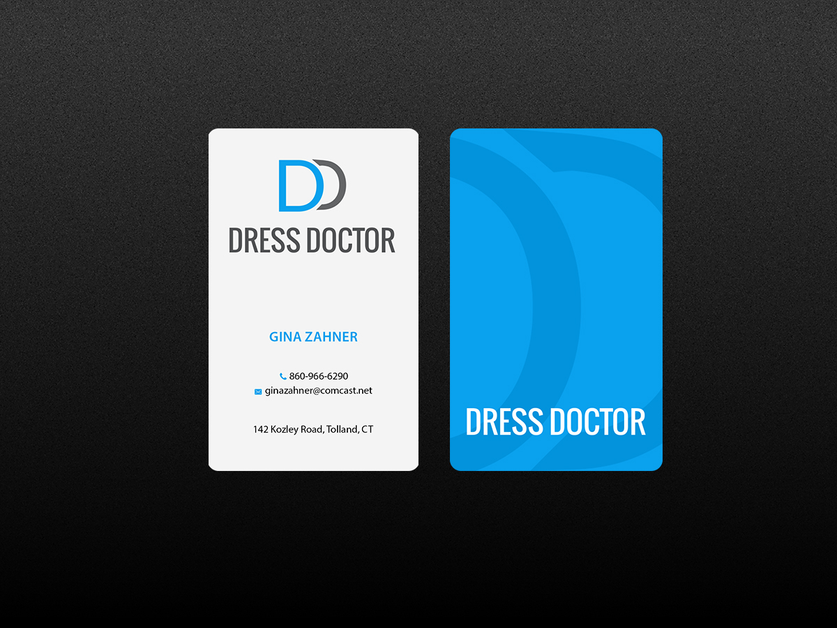 Business Card Design by Creations Box 2015 for Dress Doctor | Design #10097032