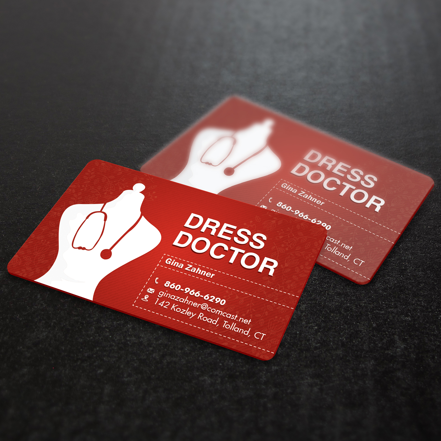 Design de Carte de Visite par Souvik Roy (Alex Pro) pour Dress Doctor | Design #10035592