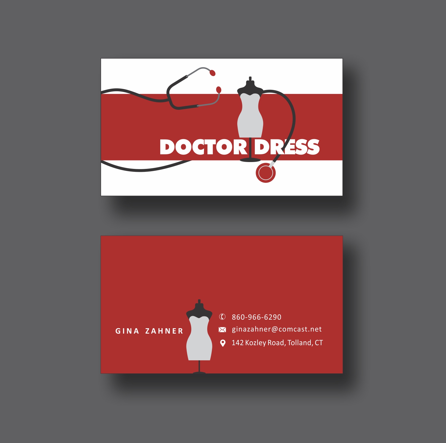 Business Card Design by vikas naik for Dress Doctor | Design #10096292