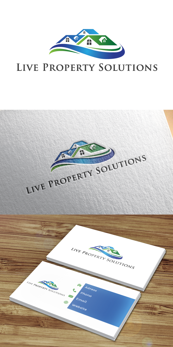 Diseño de Logo por kenjie0476 para Live Property Solutions | Diseño #10073506