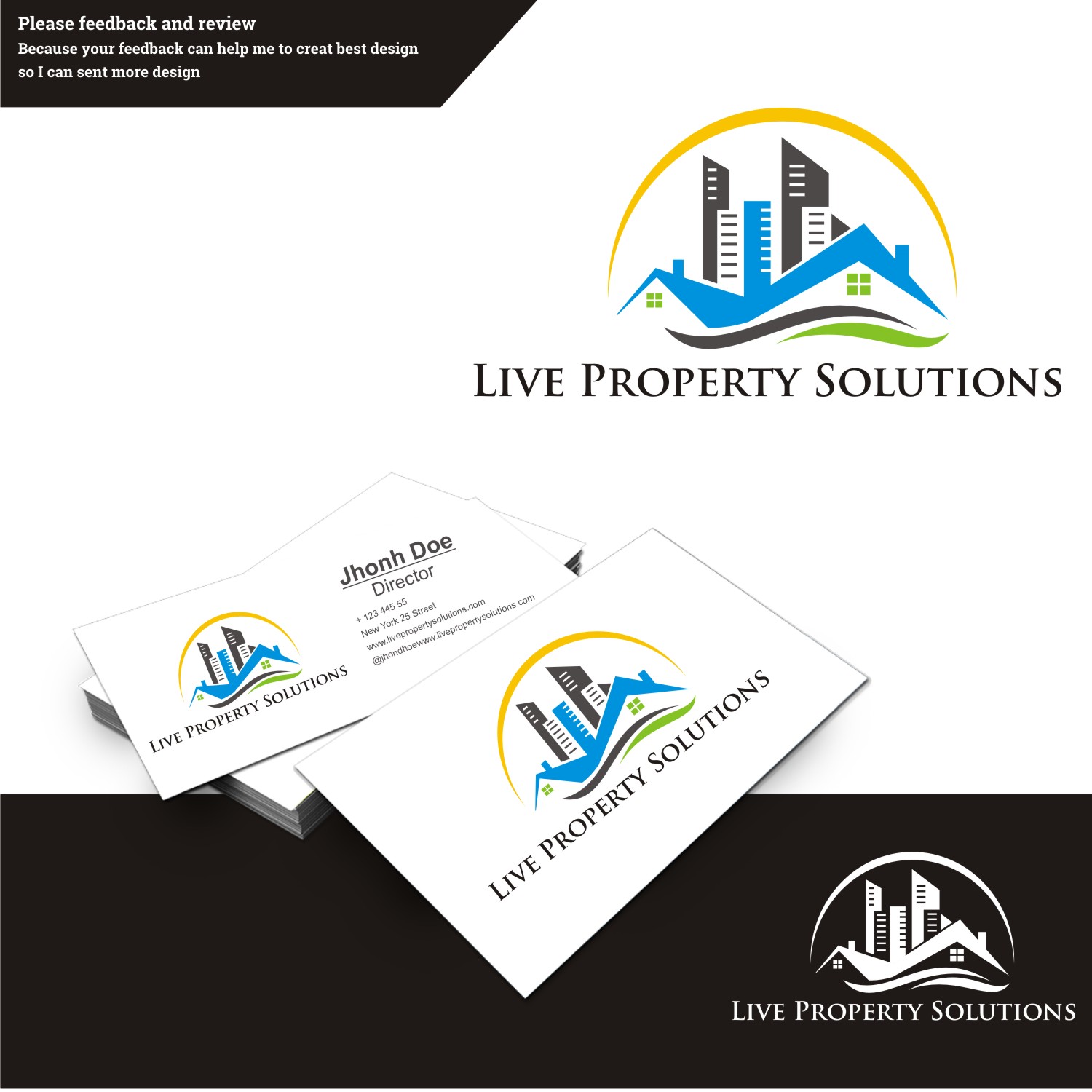 Logo Design by tjahyoahmad™ for Live Property Solutions | Design #10053428