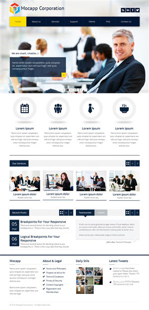 Web Design by Sanjib Ghosh for this project | Design #2174890