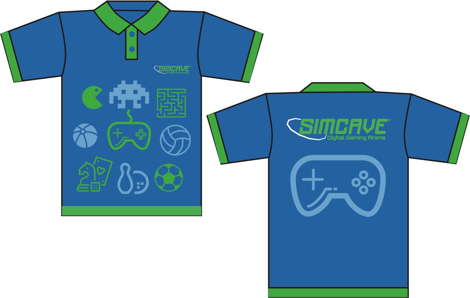 T-Shirt-Design von Sushma für SimCave Digital Gaming Arena | Design #10284550