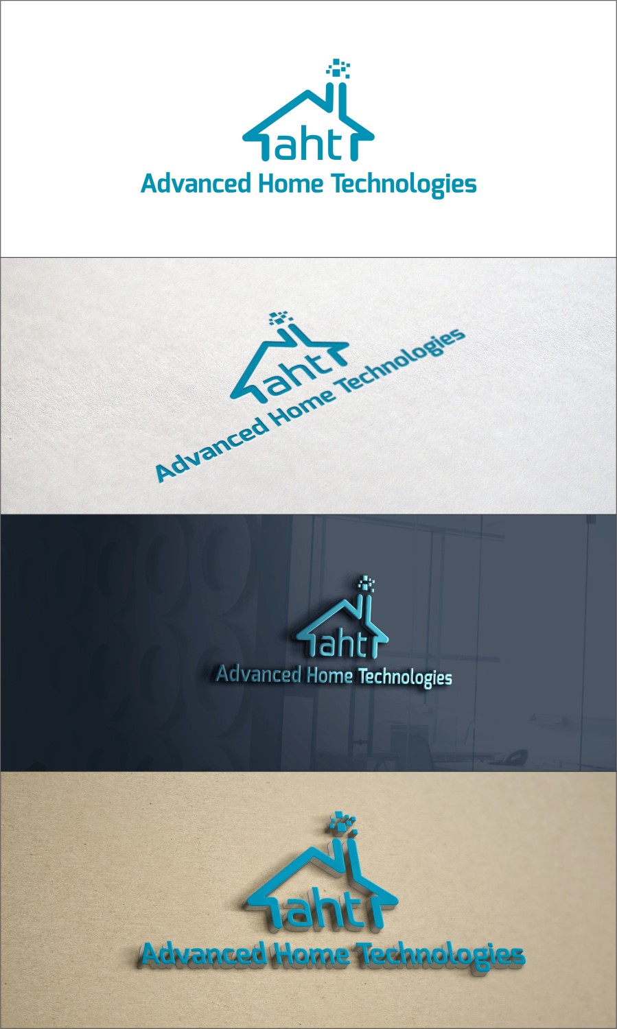 Diseño de Logo por DG para Advanced Home technologies | Diseño #10134106