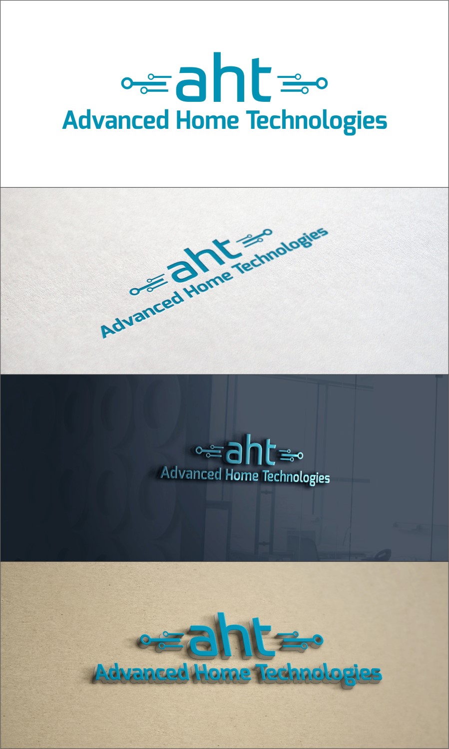 Diseño de Logo por DG para Advanced Home technologies | Diseño #10134107