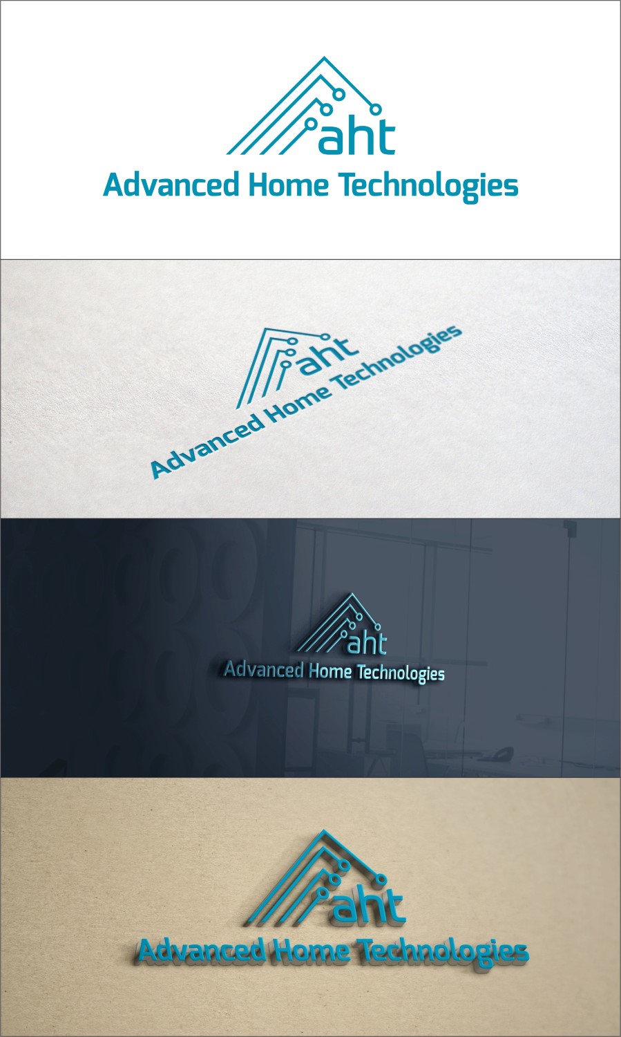 Diseño de Logo por DG para Advanced Home technologies | Diseño #10134108