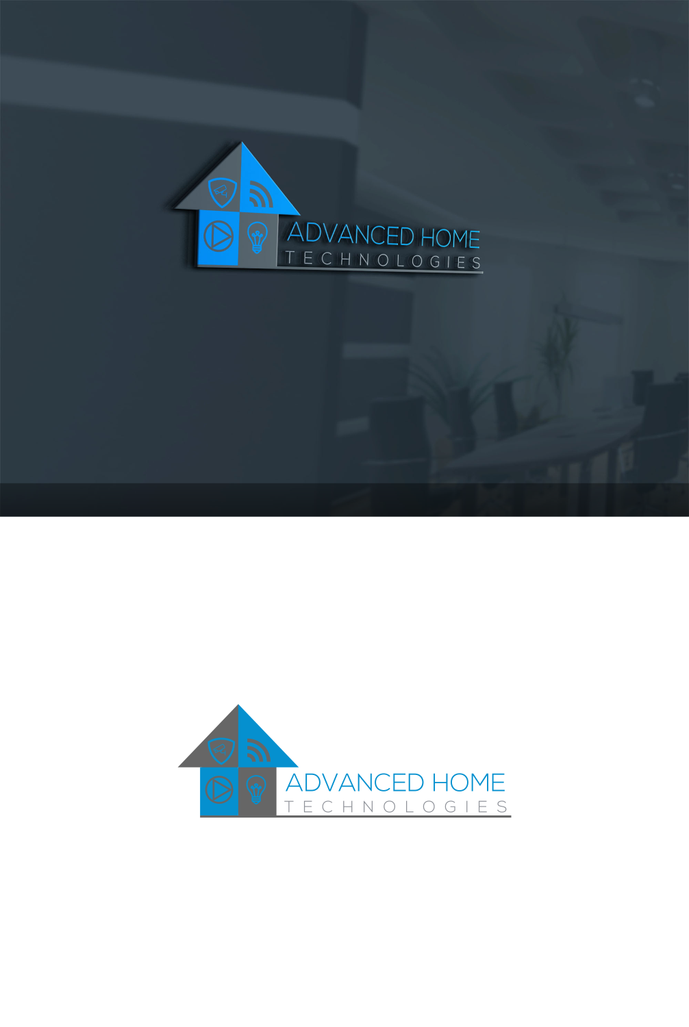Logo Design by jenggot_merah_ for Advanced Home technologies | Design #10085984