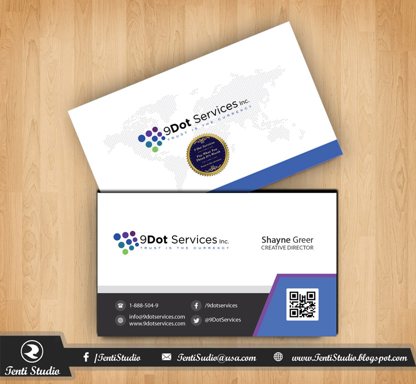 Business Card Design by Tenti Studio for this project | Design #10045784