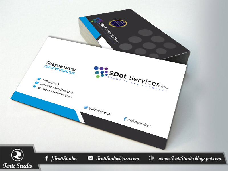 Business Card Design by Tenti Studio for this project | Design #10045794