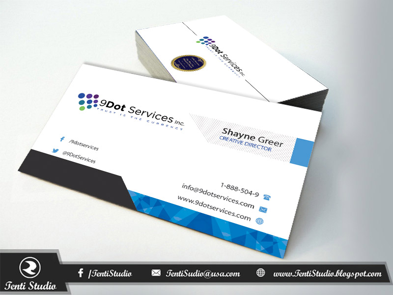Business Card Design by Tenti Studio for this project | Design #10045804