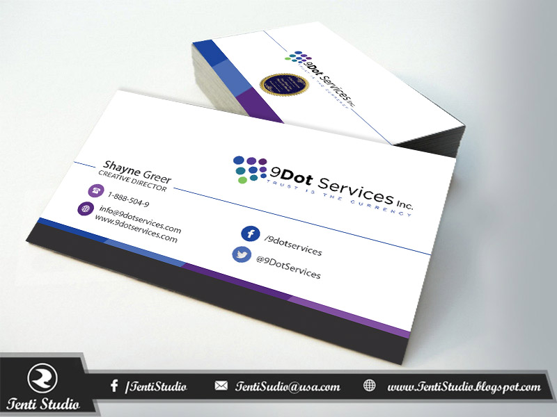 Business Card Design by Tenti Studio for this project | Design #10045808
