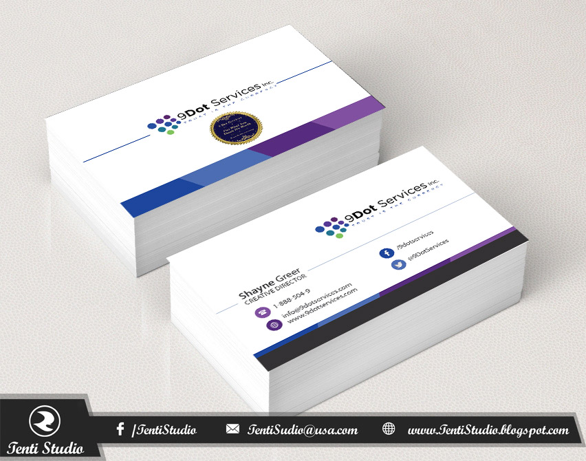 Business Card Design by Tenti Studio for this project | Design #10045811