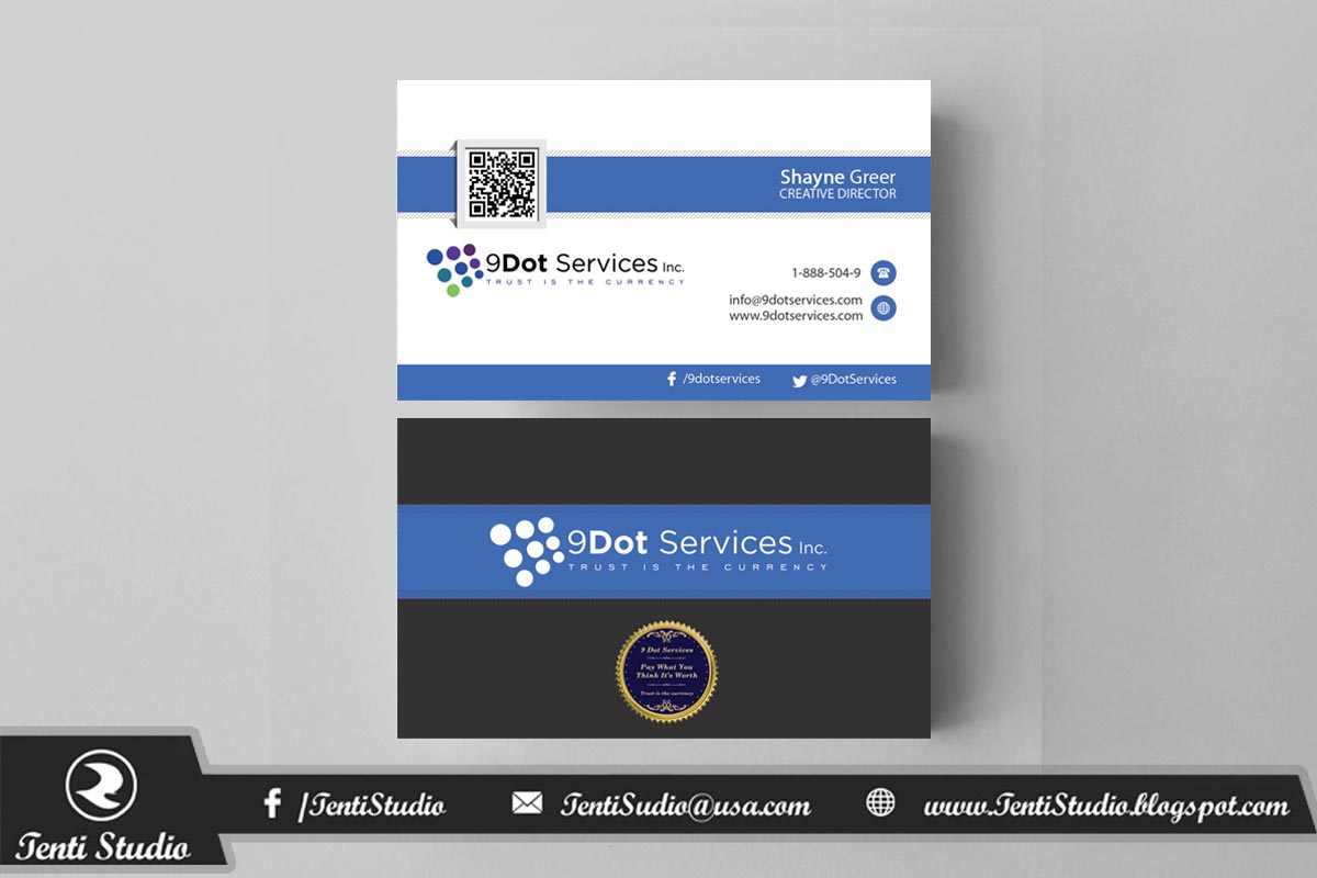 Business Card Design by Tenti Studio for this project | Design #10070981