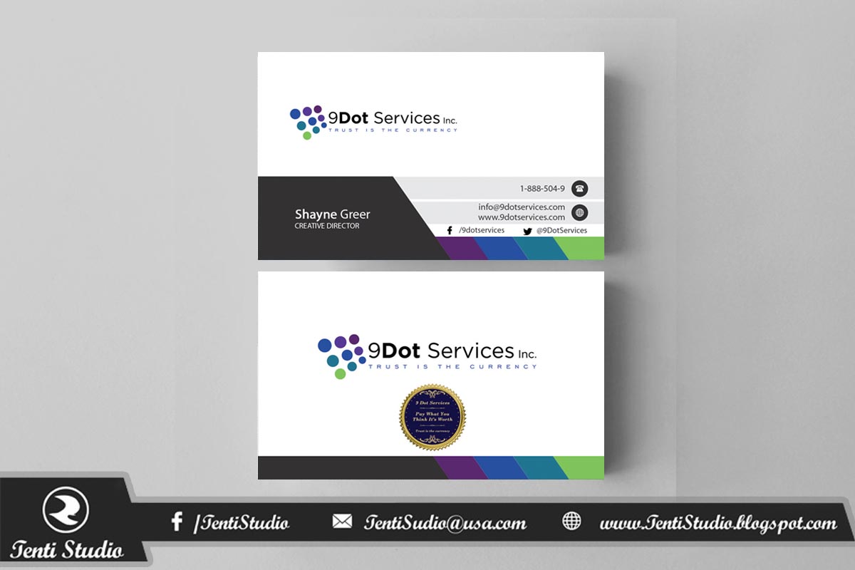 Business Card Design by Tenti Studio for this project | Design #10070991