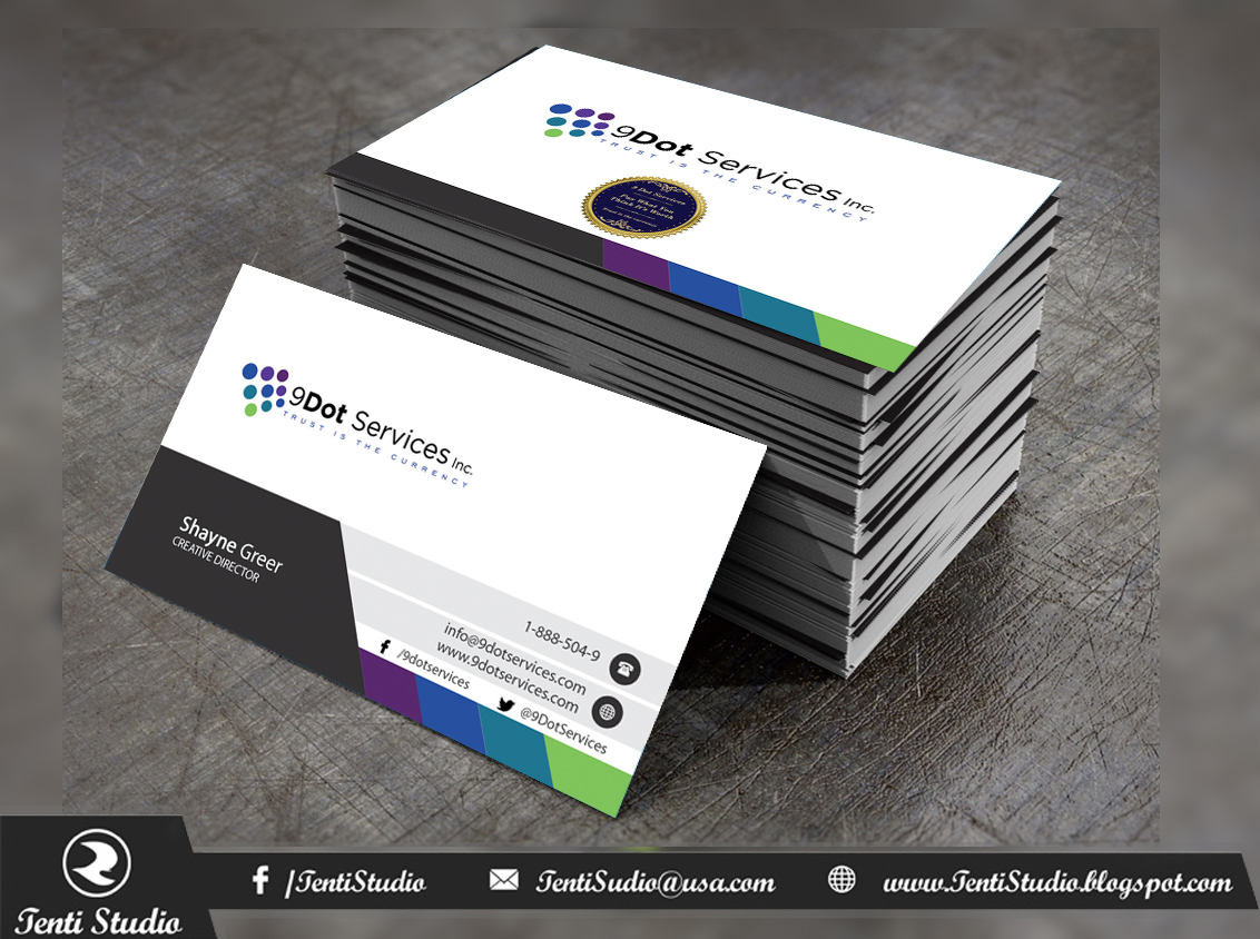 Business Card Design by Tenti Studio for this project | Design #10071001