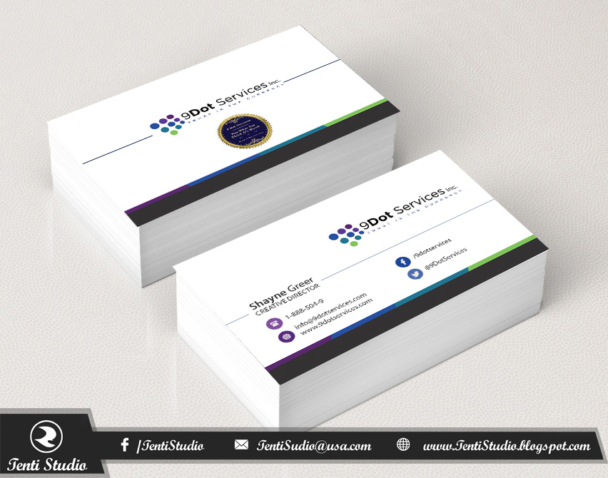 Business Card Design by Tenti Studio for this project | Design #10071514