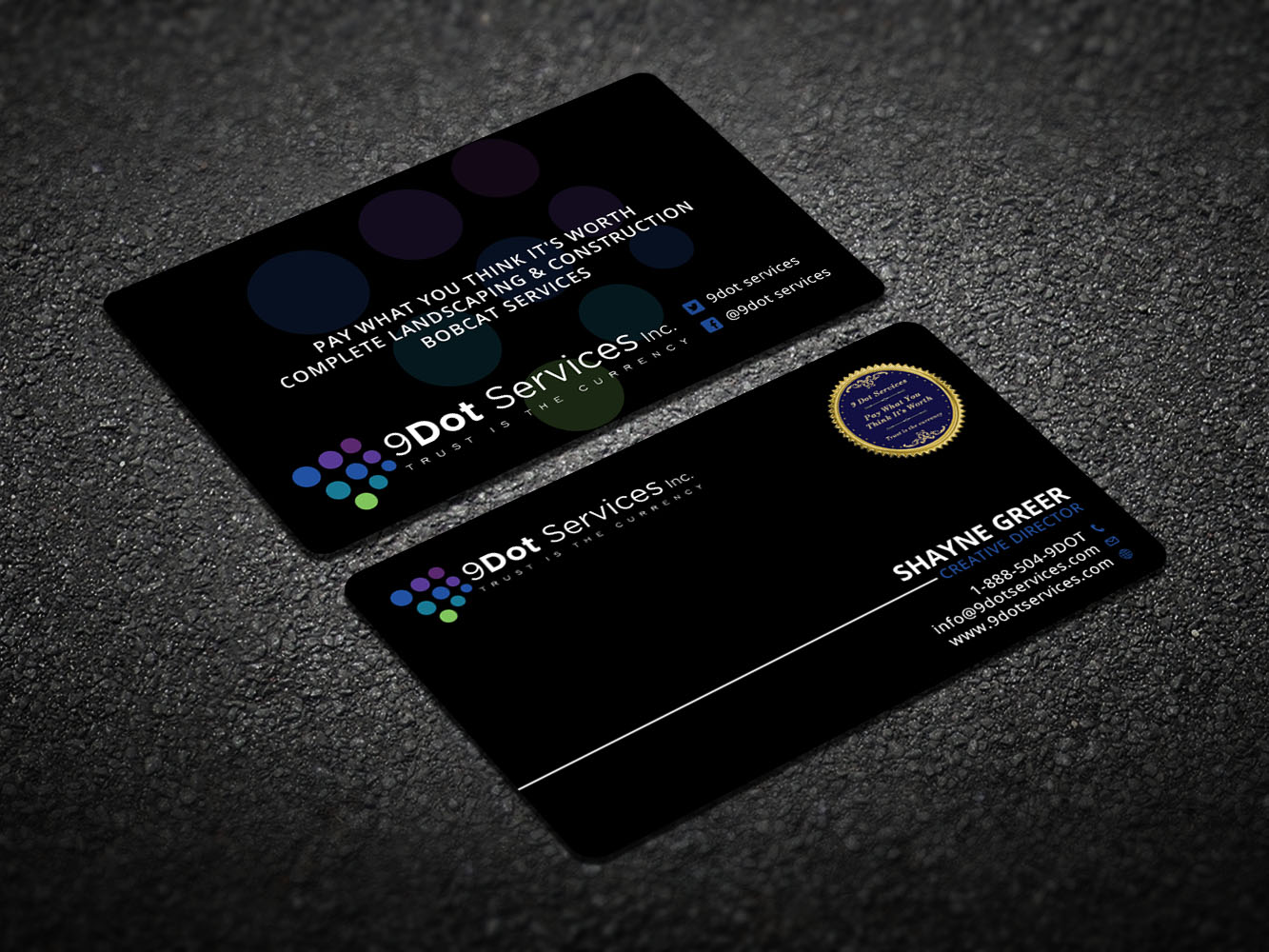 Business Card Design by Verified artistry (Design garden) for this project | Design #10067808