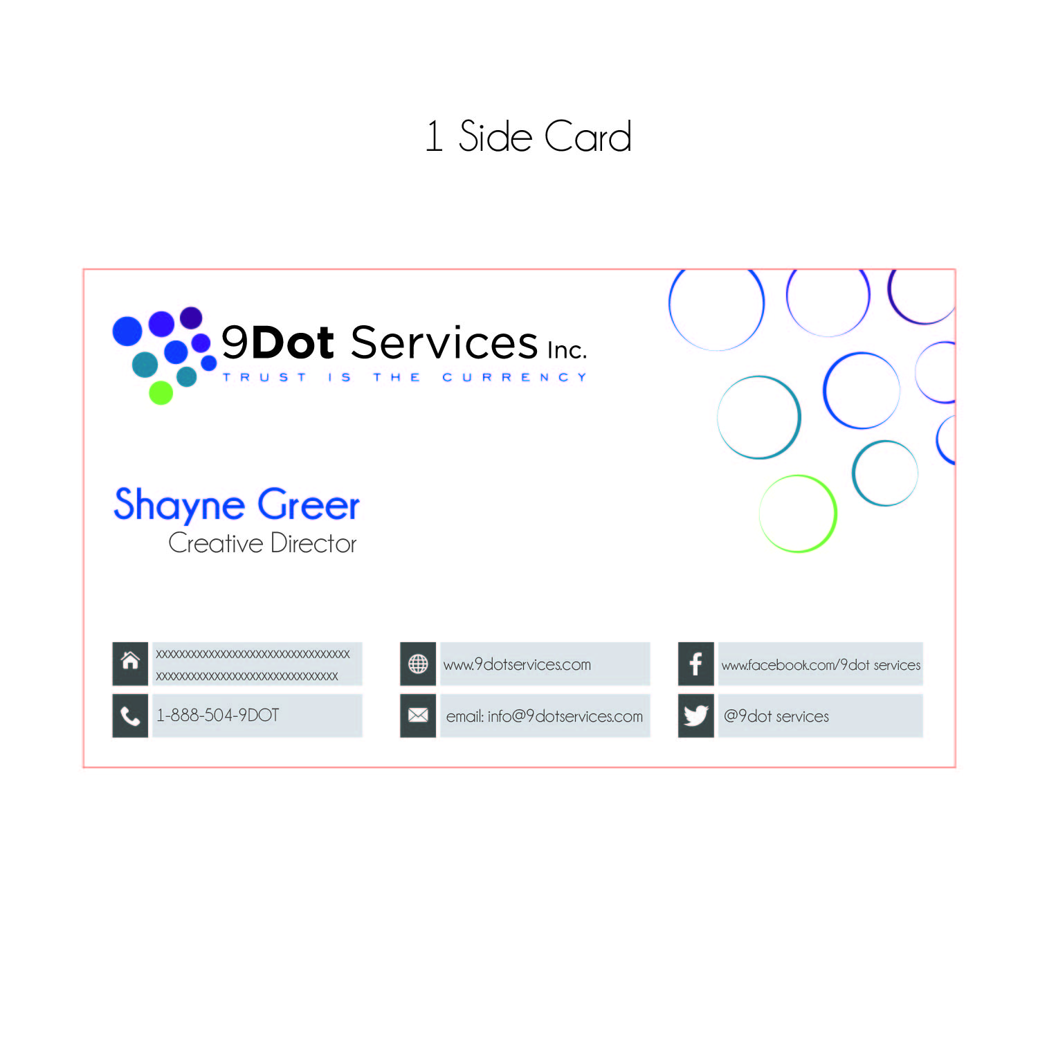 Business Card Design by zain for this project | Design #10040375