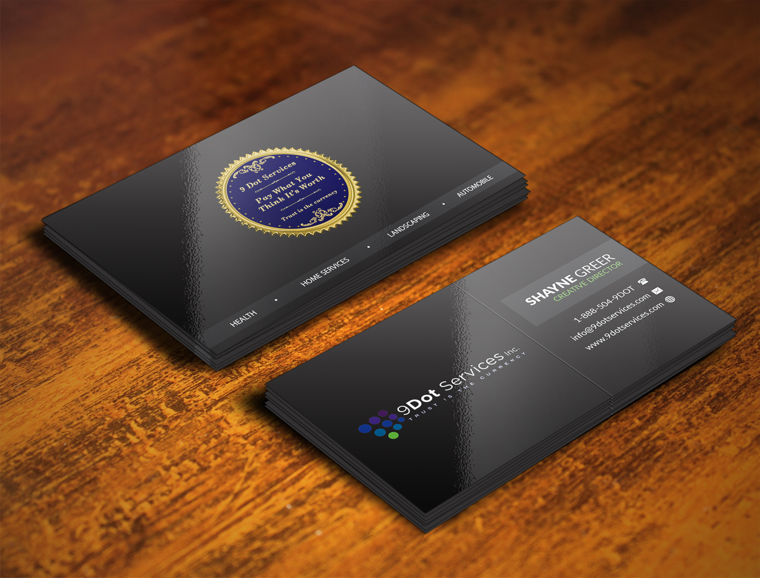 Business Card Design by Rahul Rao for this project | Design #10082832