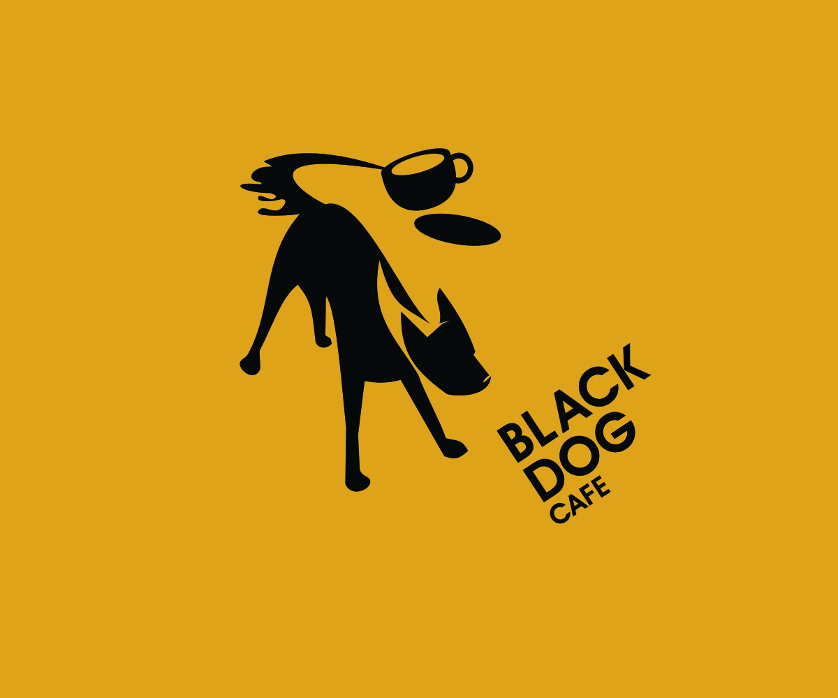Diseño de Logo por blue_flame para Black Dog Cafe | Diseño #2155464