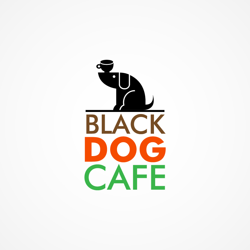 Logo Design by Irina Makedonska for Black Dog Cafe | Design #2153176