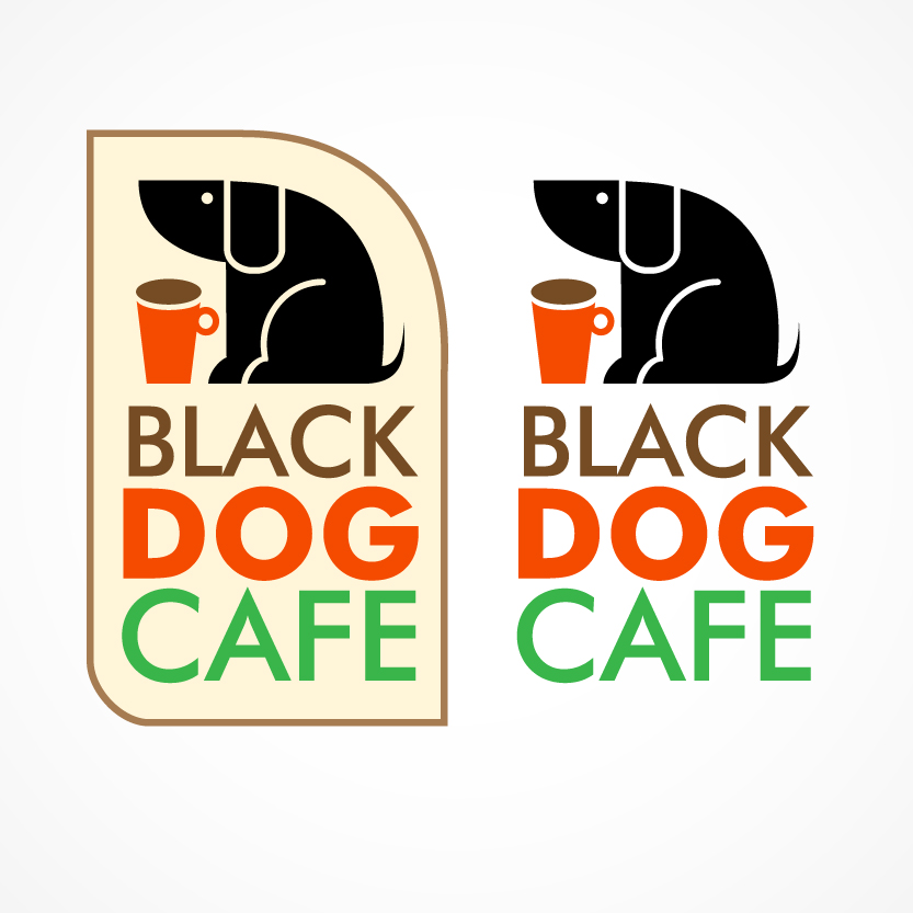 Logo Design by Irina Makedonska for Black Dog Cafe | Design #2153180