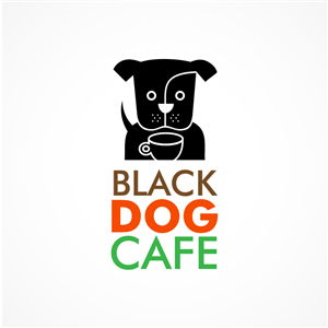 Logo Design by Irina Makedonska for Black Dog Cafe | Design: #2153484