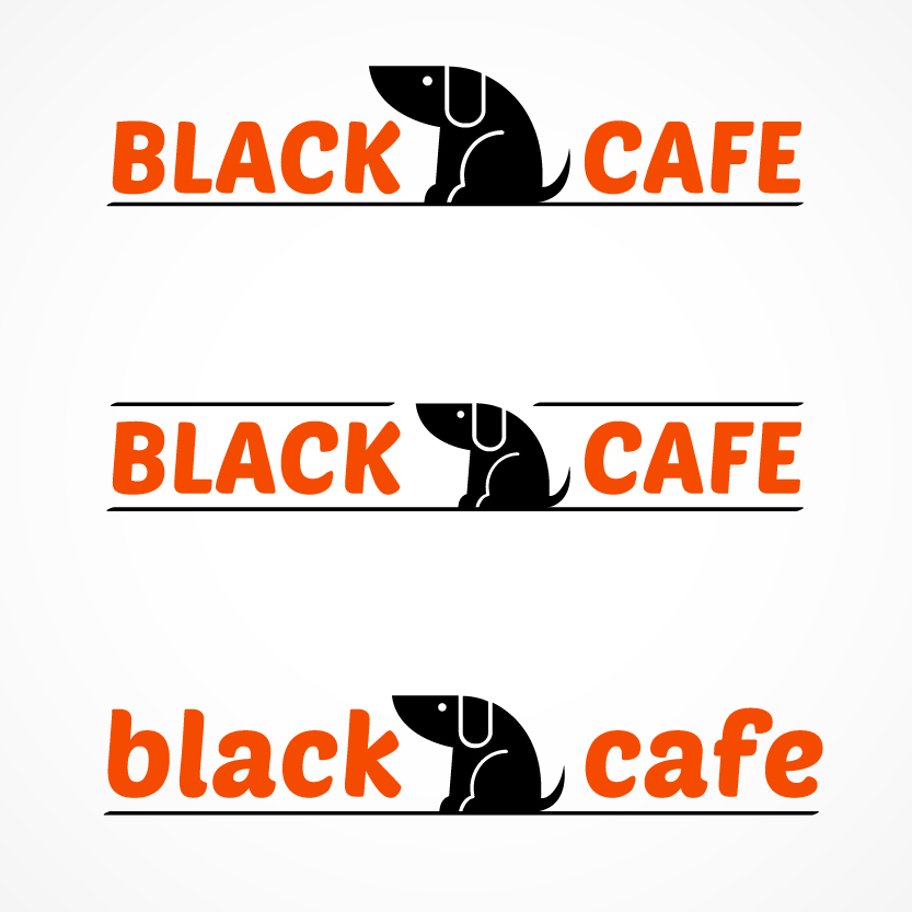 Logo Design by Irina Makedonska for Black Dog Cafe | Design #2165481